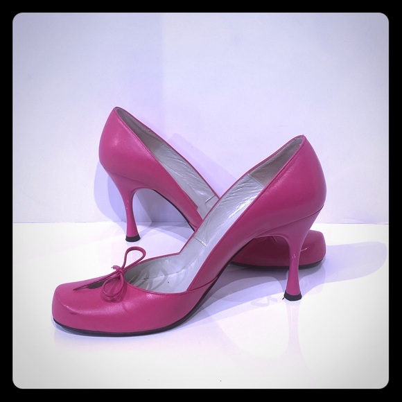 Charles Jourdan Shoes - Charles Jourdan hot pink pumps